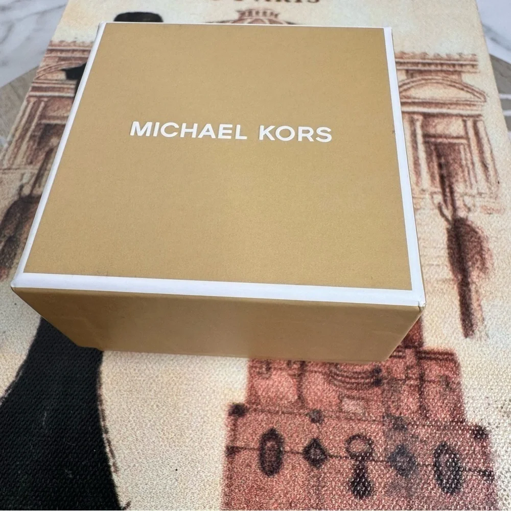 Michael Kors,NIB,tag attached,MK Logo surrounded with sparkling pave,Crystals❤️